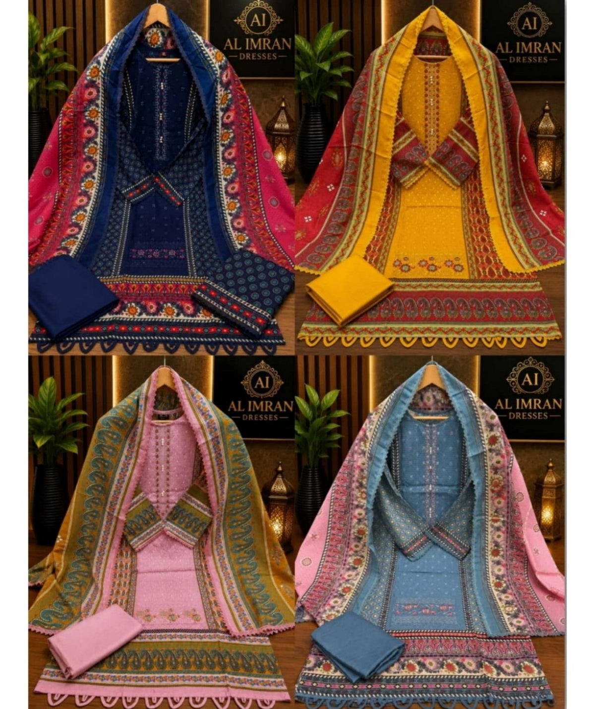 Al Imran Dresses | Premium Cotton Collection | Readymade Pure Cotton | 4 Pcs Set catalogue image