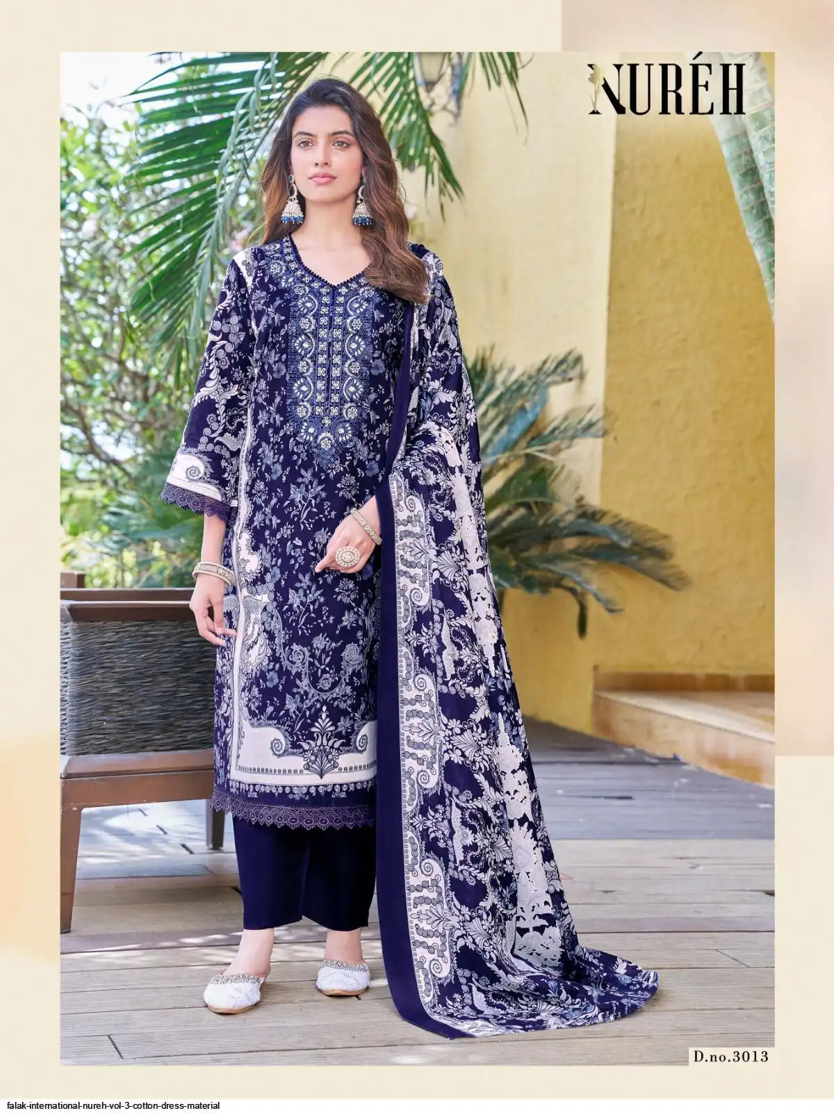 GANESHA NUREH VOL 3 COTTON DRESS MATERIAL