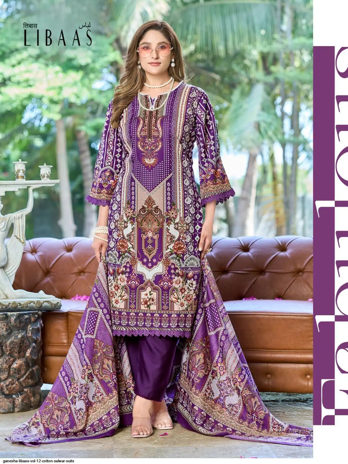 GANESHA LIBAAS VOL 12 COTTON SALWAR SUITS
