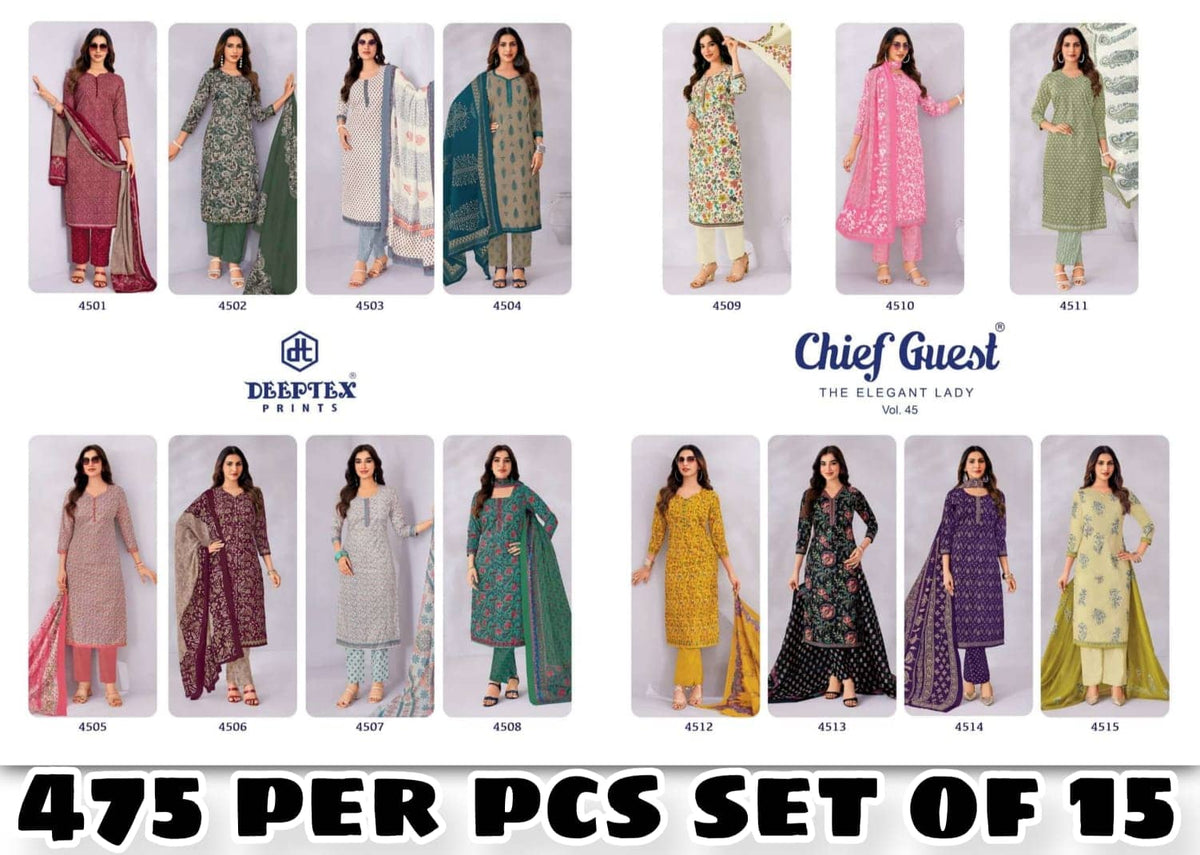 Chief Guest Vol.45 Pure Cotton catalogue