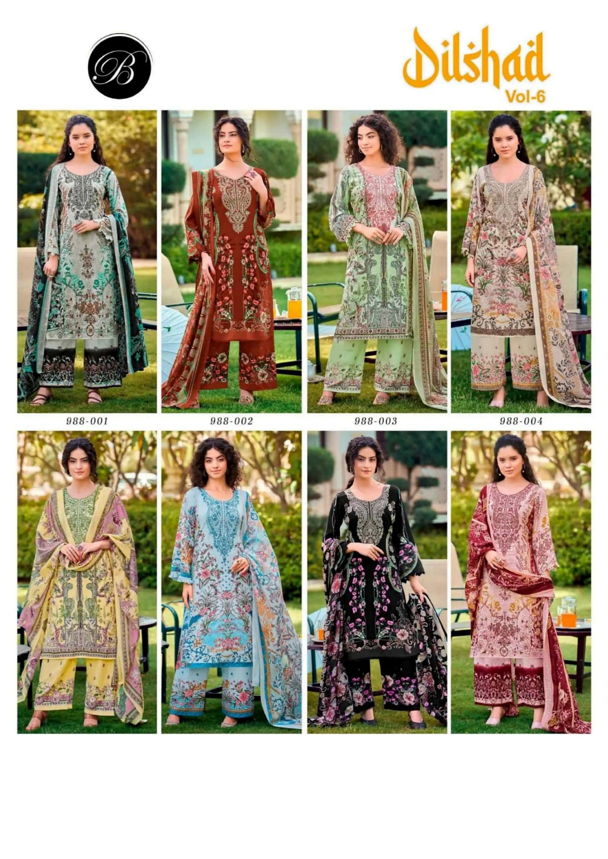 Dilshad Vol.6 by Dilshad Readymade Pure Cotton catalogue