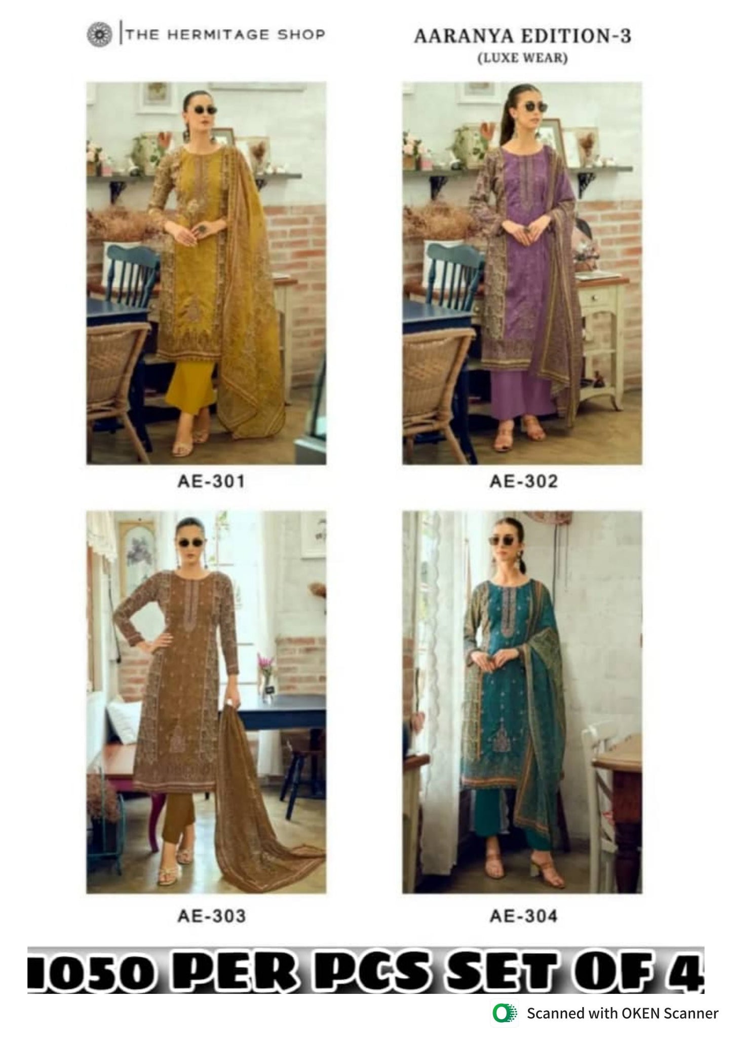 HERMITAGE AARANYA VOL 3 COTTON SALWAR SUIT