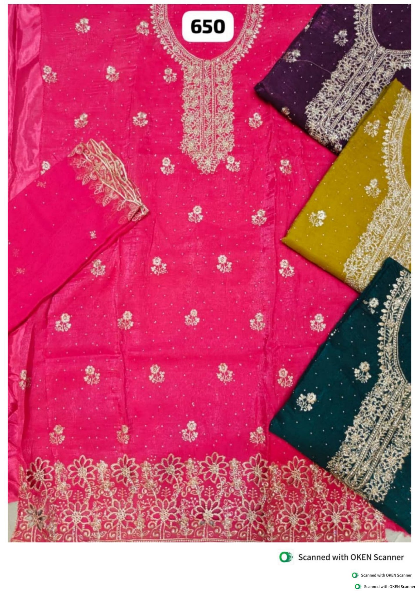 Embroidered Work Suit 15