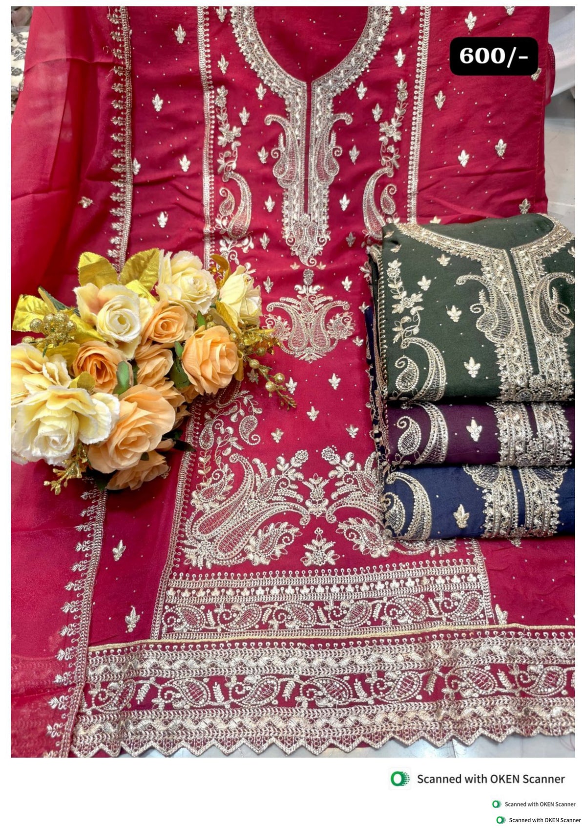 Embroidered Work Suit 26