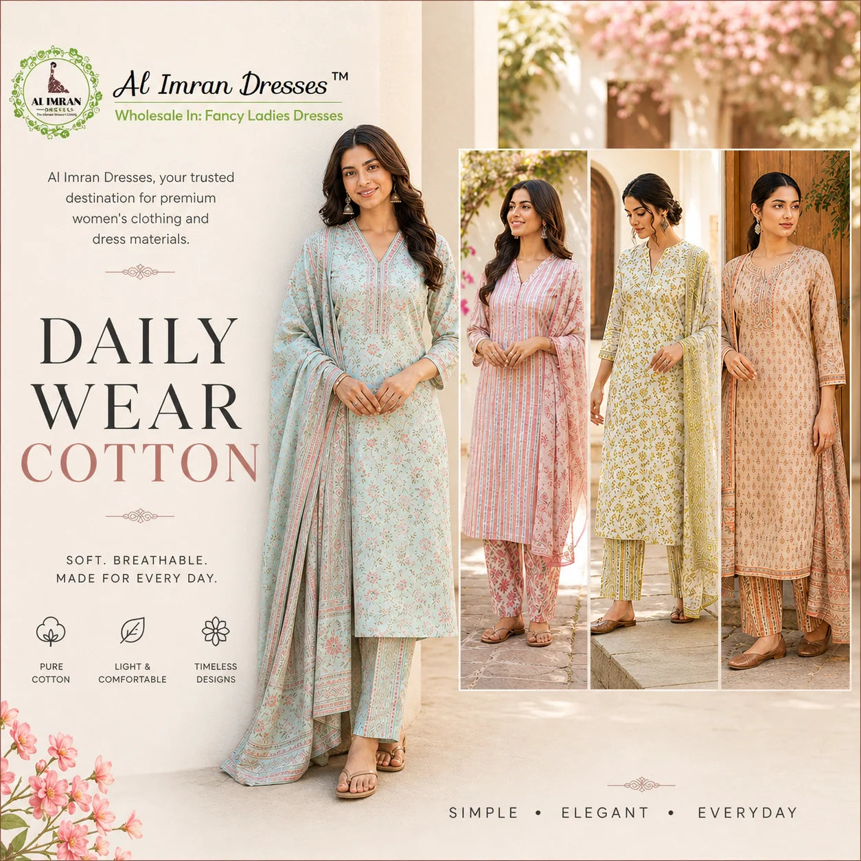Daily Wear Cotton Dress Materials