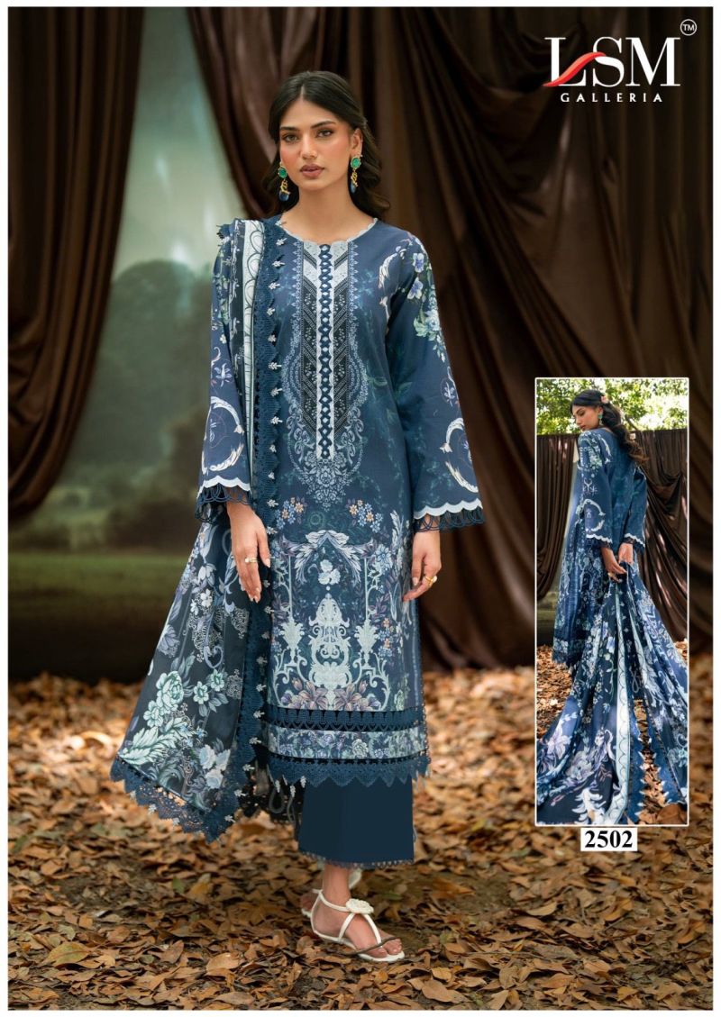 Lsm Parian Dream Vol 25 Cotton Karachi Dress Material Collection
