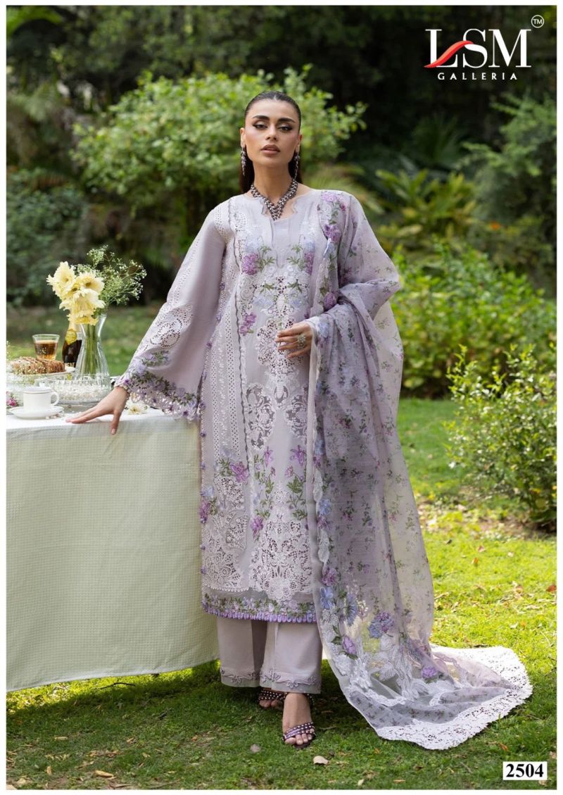 Lsm Parian Dream Vol 25 Cotton Karachi Dress Material Collection