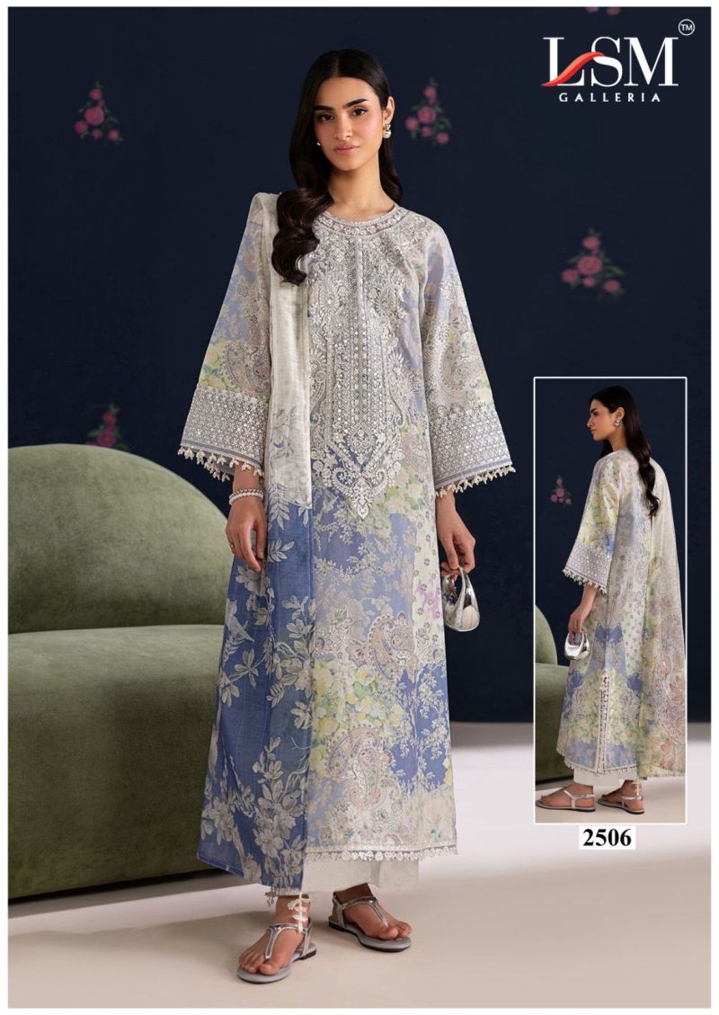 Lsm Parian Dream Vol 25 Cotton Karachi Dress Material Collection
