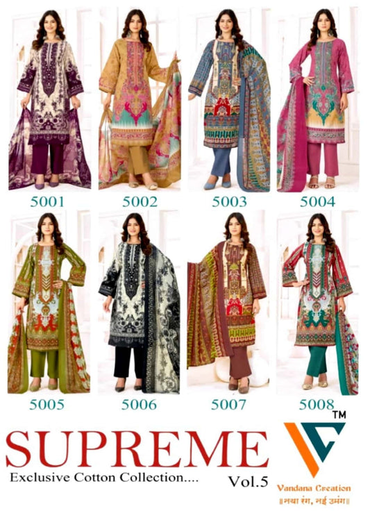 VANDANA CREATION SUPREME VOL 5