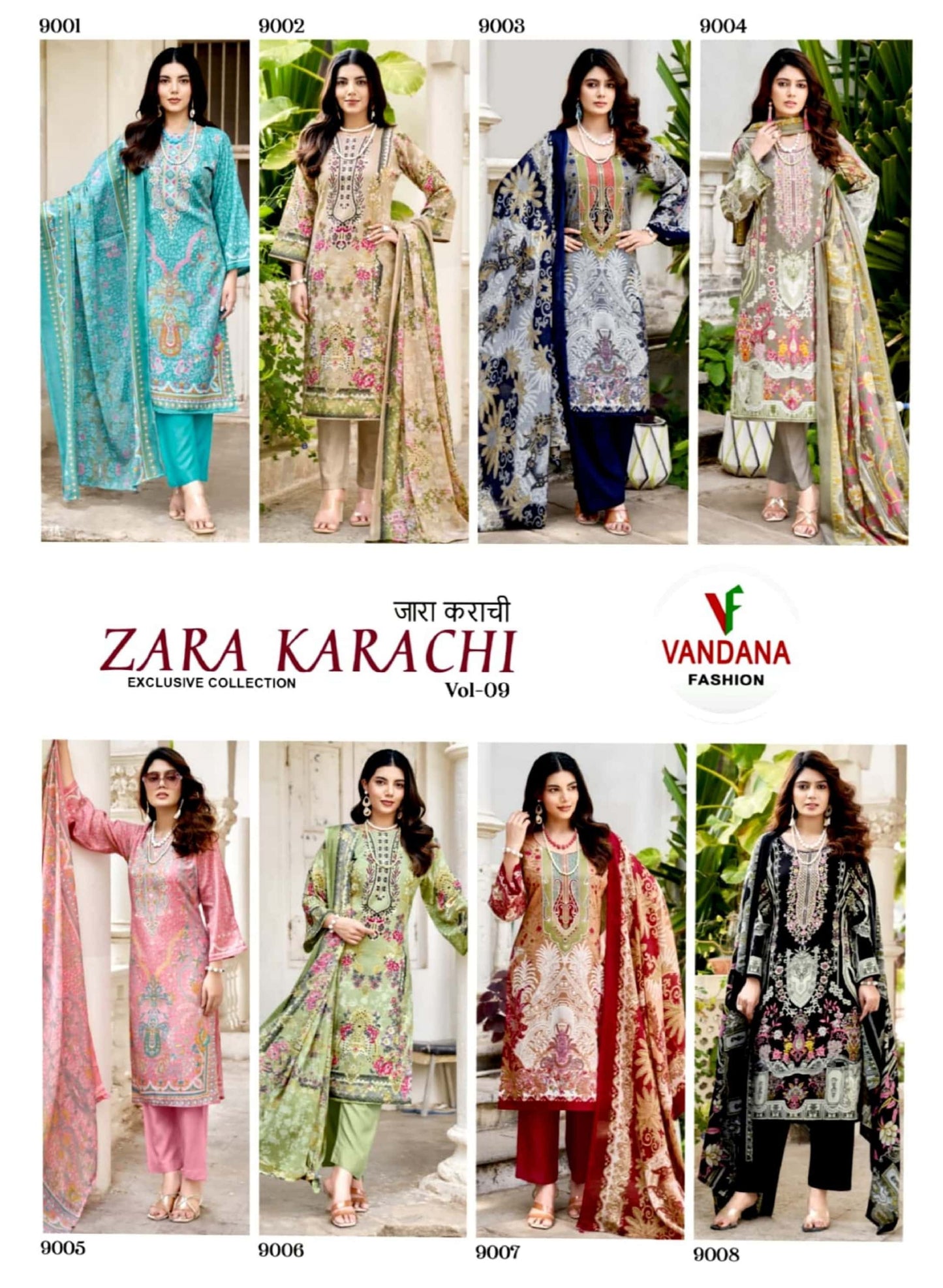VANDANA FASHION ZARA KARACHI VOL9