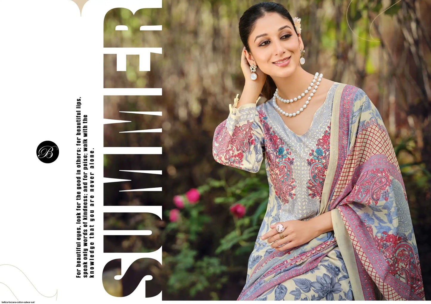 BELLIZA FARZANA COTTON SALWAR SUIT