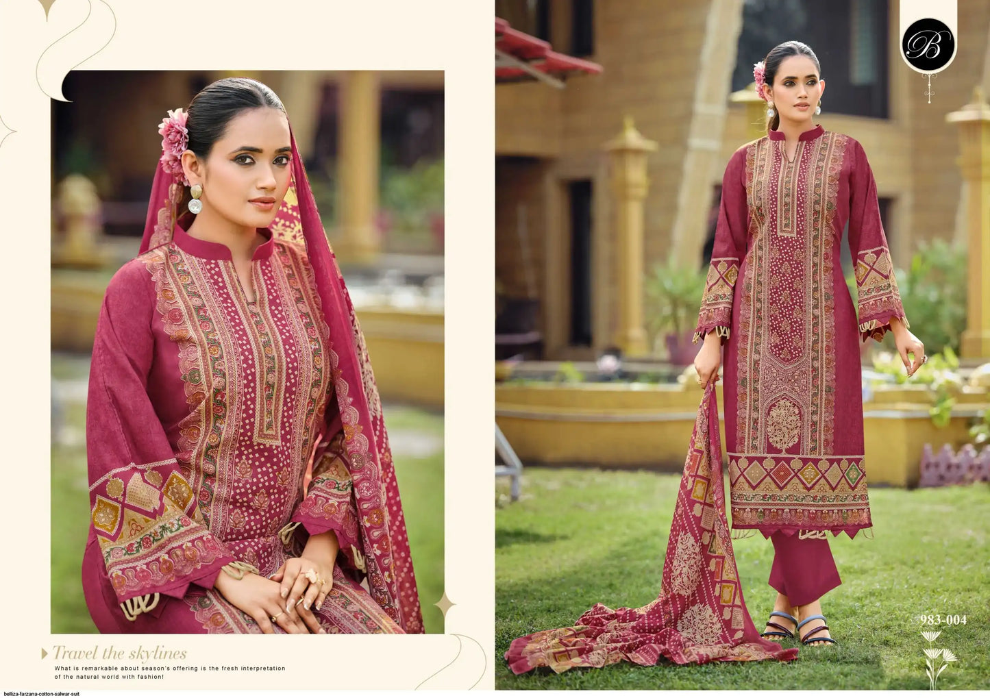 BELLIZA FARZANA COTTON SALWAR SUIT