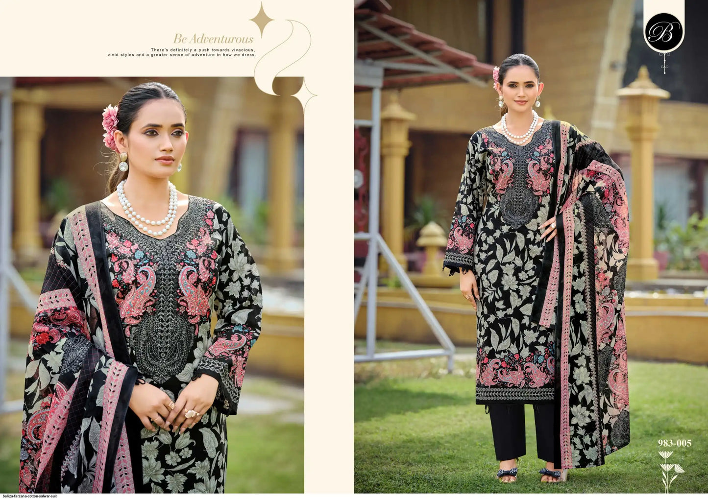 BELLIZA FARZANA COTTON SALWAR SUIT