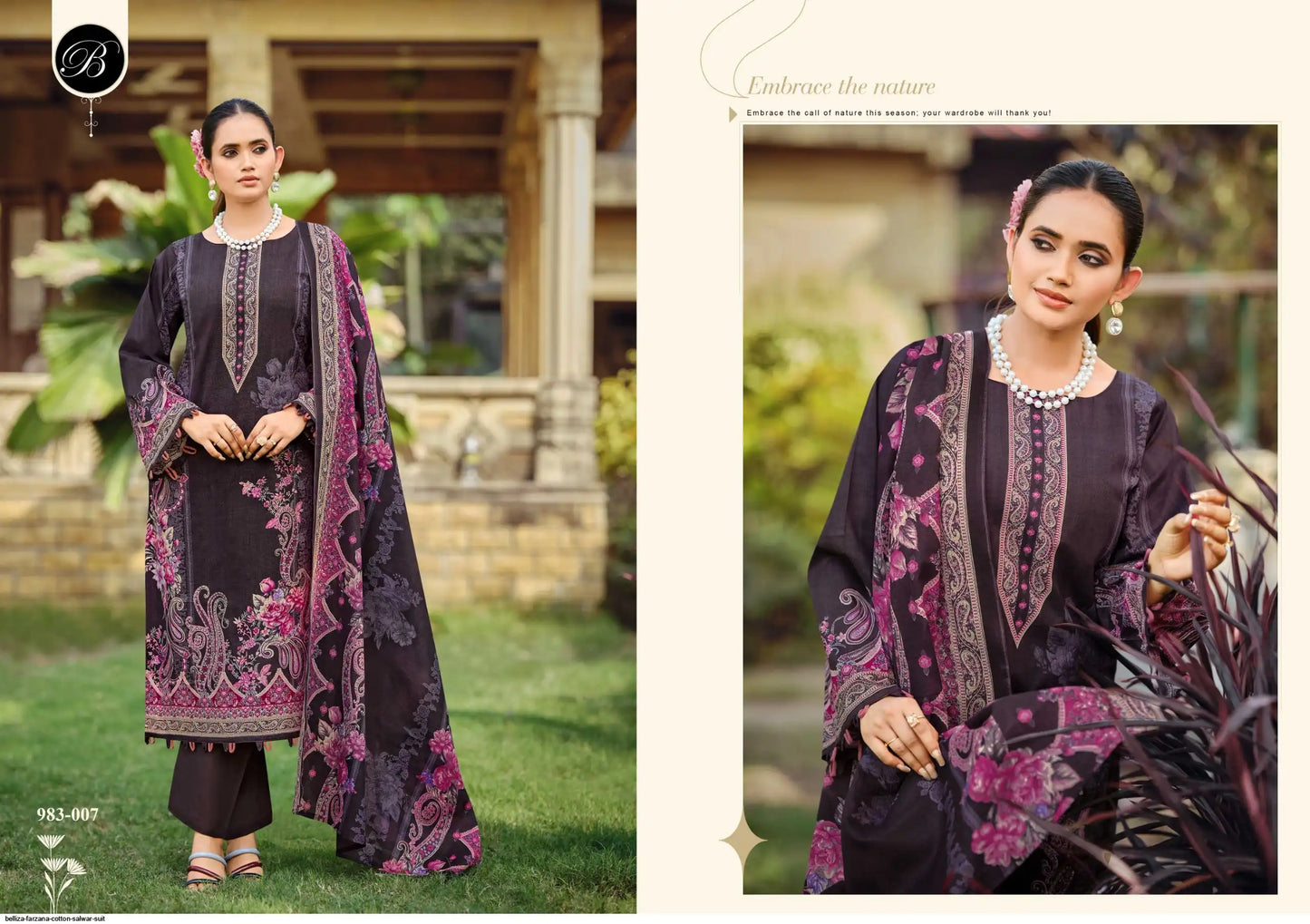 BELLIZA FARZANA COTTON SALWAR SUIT