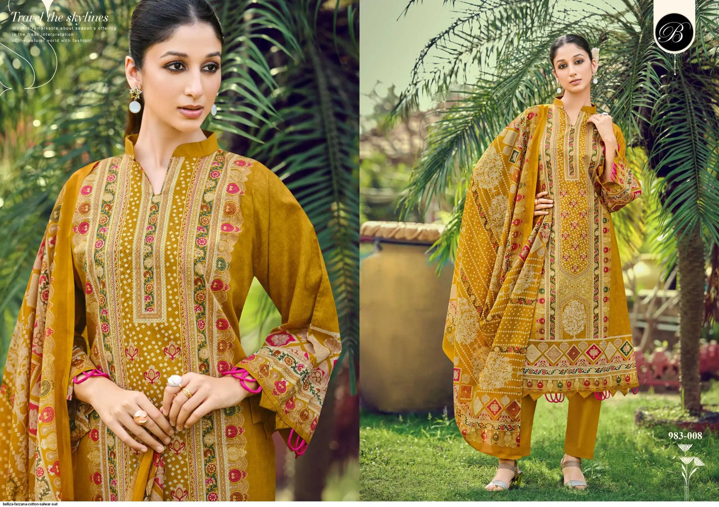 BELLIZA FARZANA COTTON SALWAR SUIT