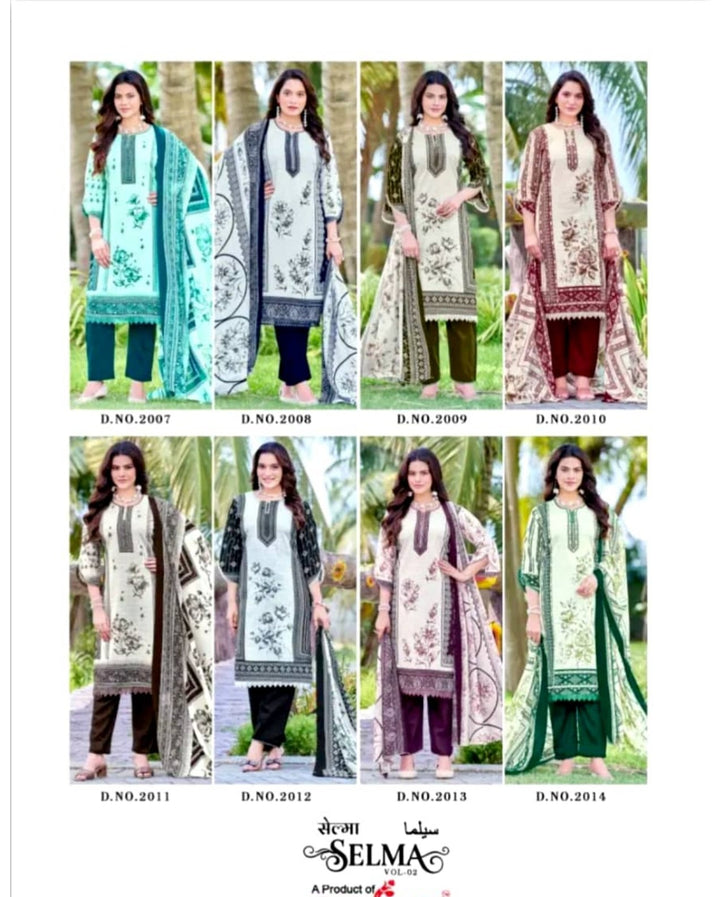 Selma | Mix Cotton | 8 Pcs Set catalogue image