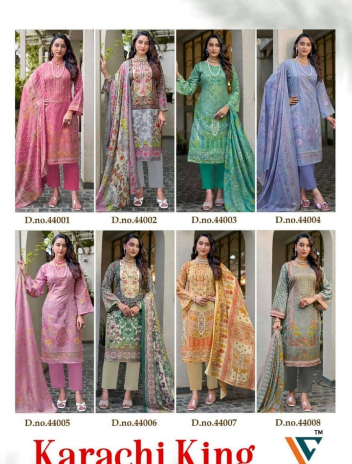 Karachi King Vol.44 | Mix Cotton | 8 Pcs Set catalogue image
