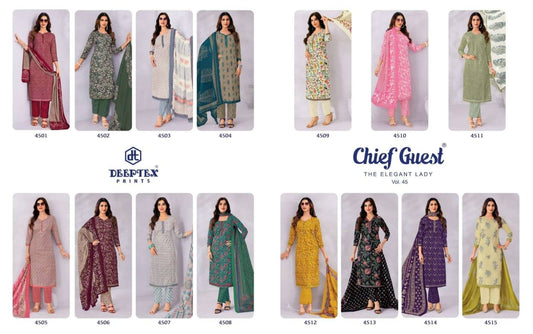 Chief Guest Vol.45 | Pure Cotton | 15 Pcs Set catalogue image