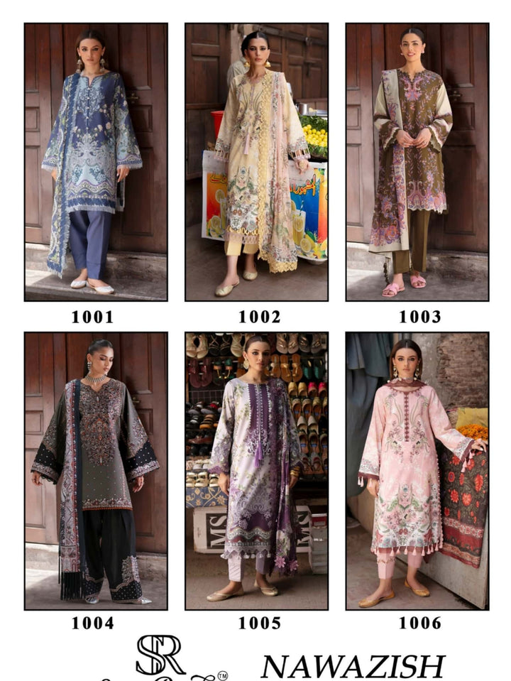 Nawazish | Pure Cotton | 6 Pcs Set catalogue image