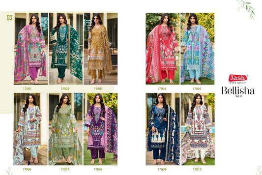 Jash Bellisha Vol.17 | Pure Cotton | 10 Pcs Set catalogue image