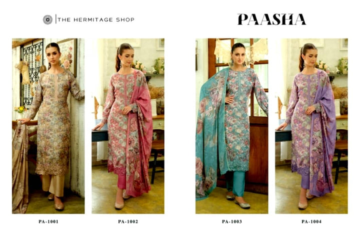 Paasha | Pure Cotton | 4 Pcs Set catalogue image