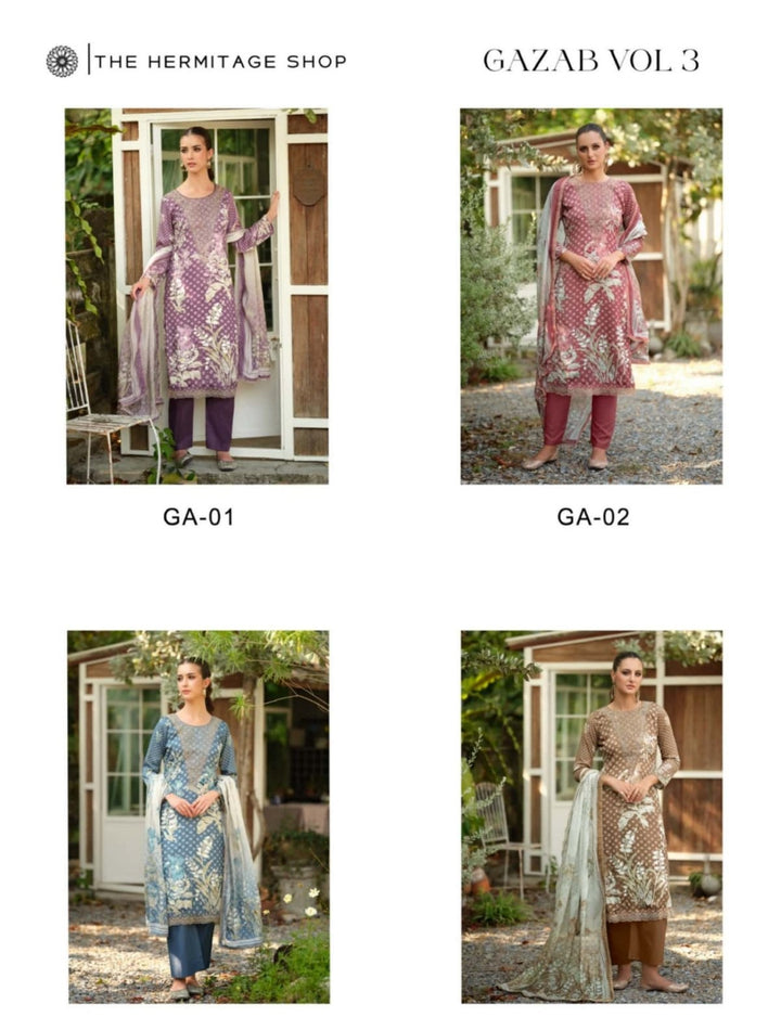 Gazab Vol.3 | Pure Cotton | 4 Pcs Set catalogue image
