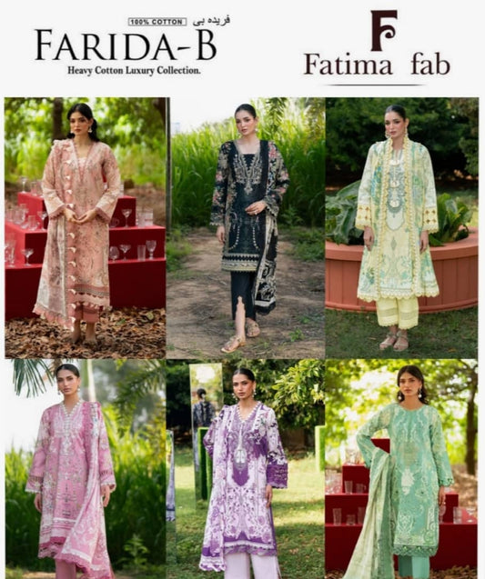 Fatima Fab | Farida-B | Readymade Pure Cotton | 6 Pcs Set catalogue image