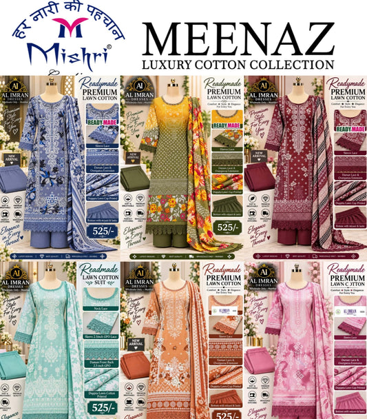 Mishri Creation | Meenaz | Readymade Pure Cotton | 6 Pcs Set catalogue image