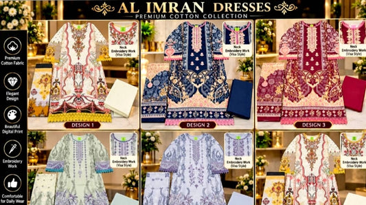 Al Imran Dresses | Premium Cotton Collection | Readymade Pure Cotton | 6 Pcs Set catalogue image