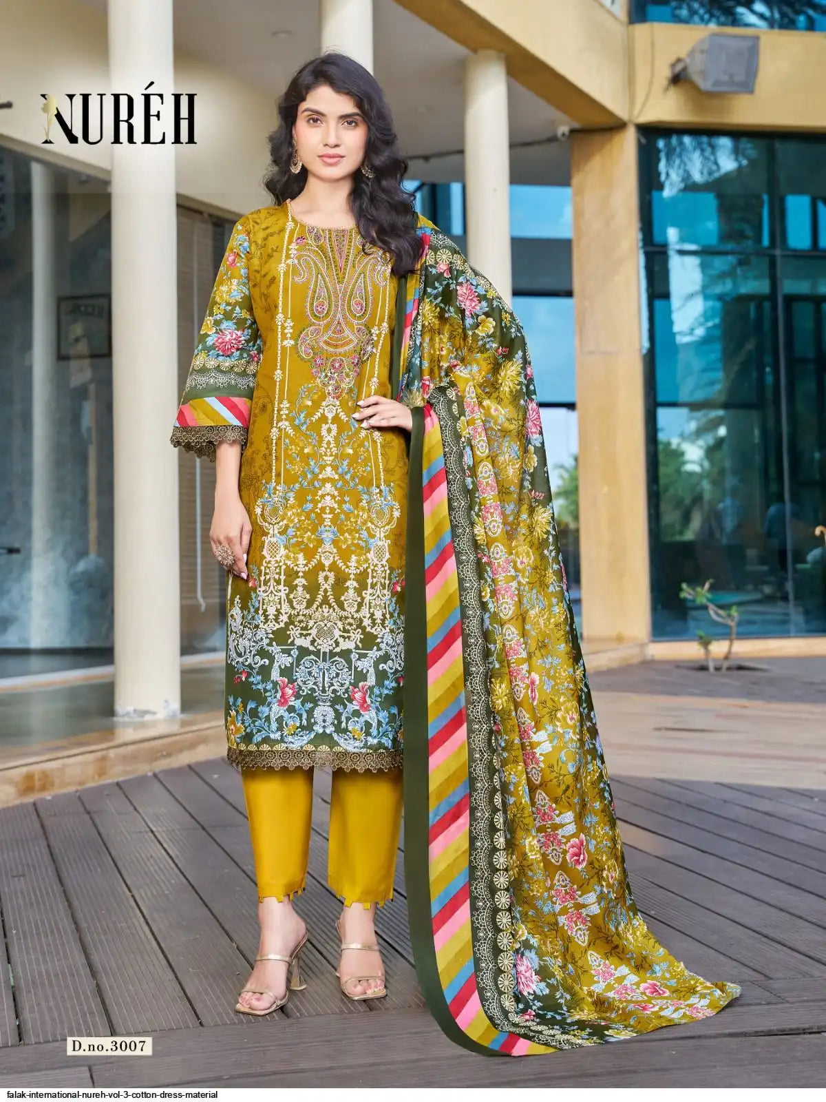 GANESHA NUREH VOL 3 COTTON DRESS MATERIAL