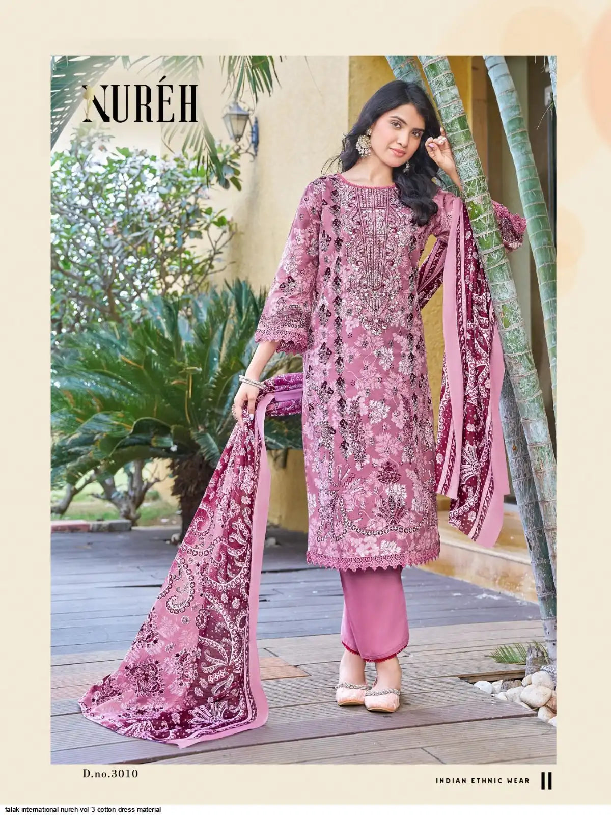 GANESHA NUREH VOL 3 COTTON DRESS MATERIAL