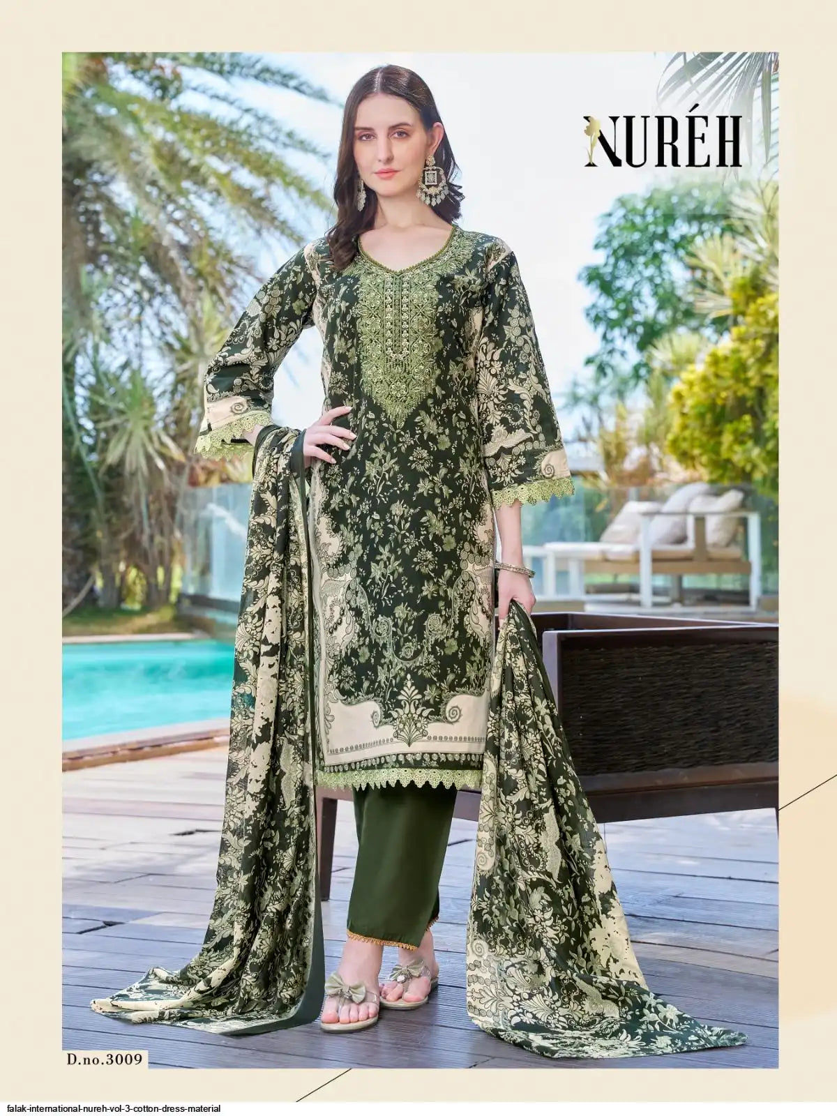 GANESHA NUREH VOL 3 COTTON DRESS MATERIAL
