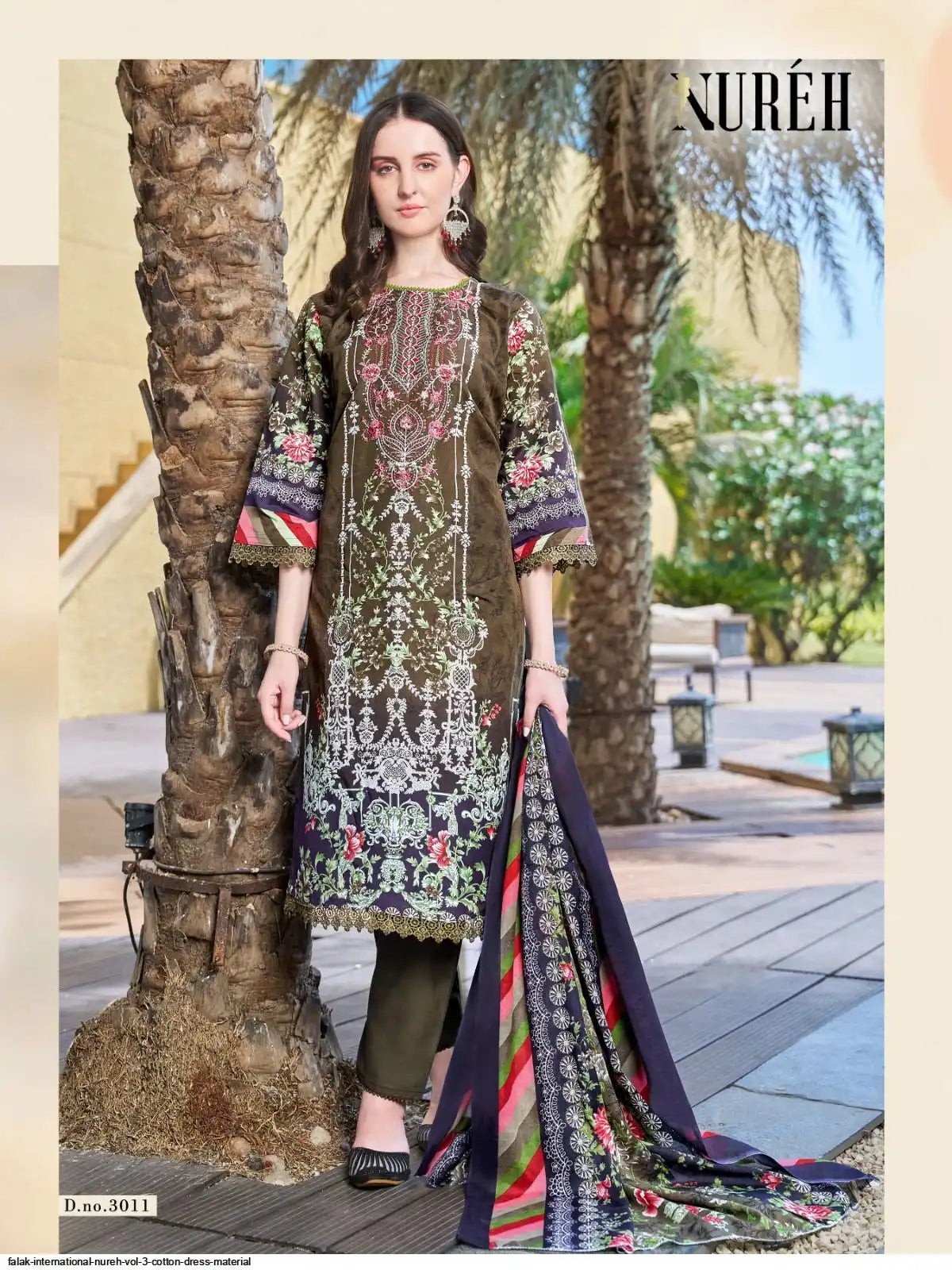 GANESHA NUREH VOL 3 COTTON DRESS MATERIAL