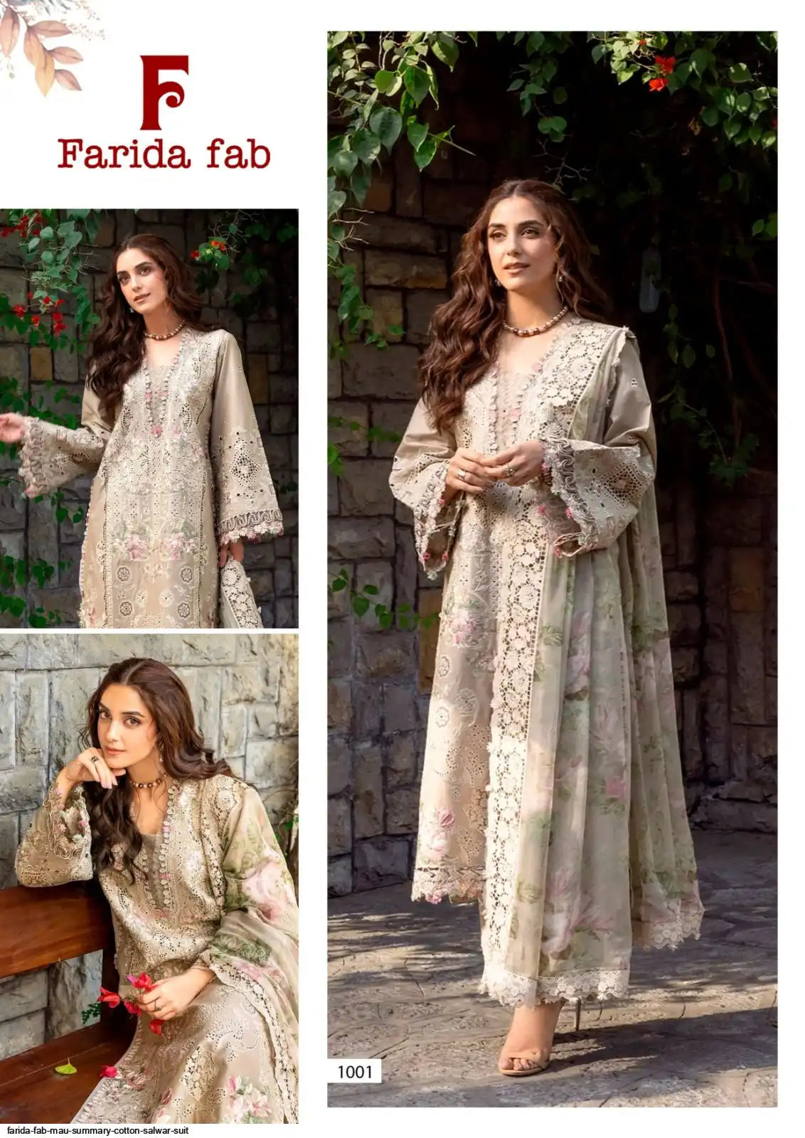 FARIDA FAB MAU SUMMARY COTTON SALWAR SUIT