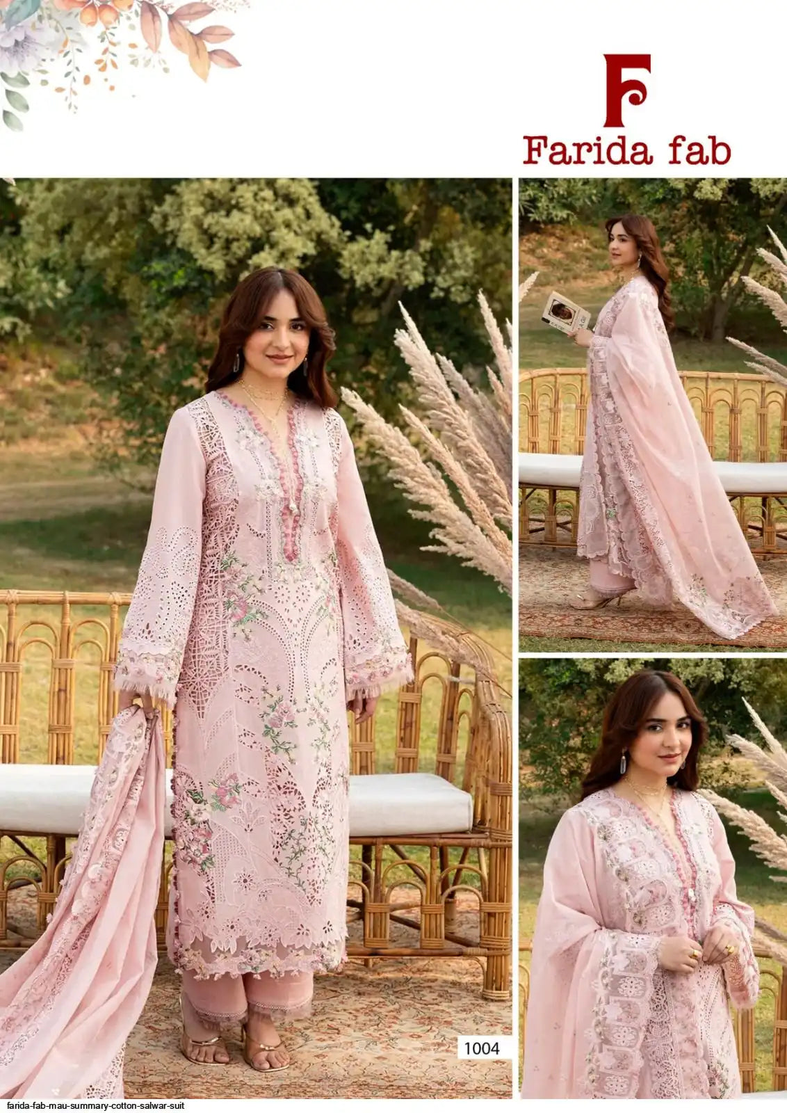 FARIDA FAB MAU SUMMARY COTTON SALWAR SUIT