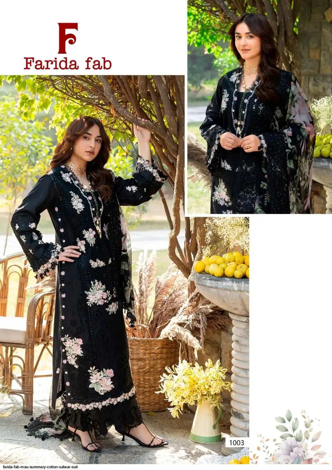 FARIDA FAB MAU SUMMARY COTTON SALWAR SUIT