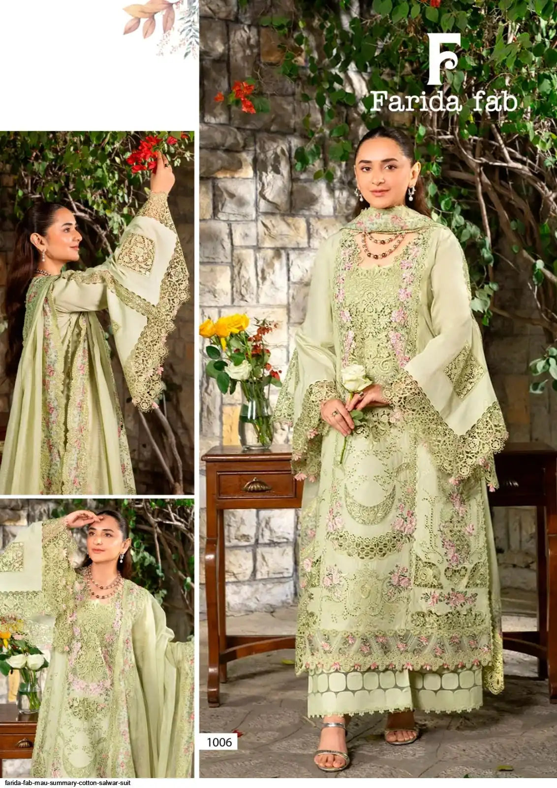 FARIDA FAB MAU SUMMARY COTTON SALWAR SUIT