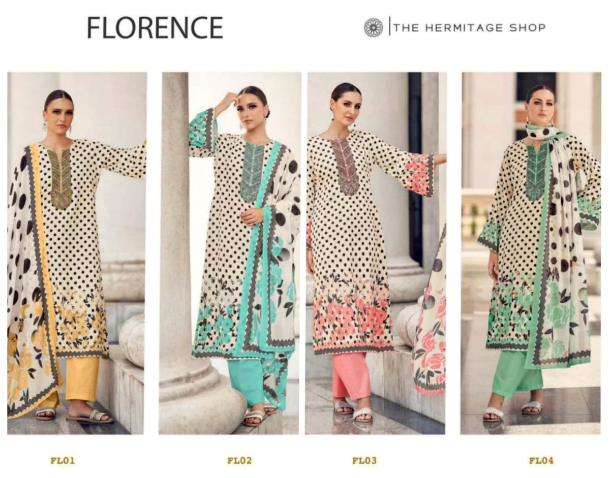 Florence Pure Cotton 4 Pcs Set