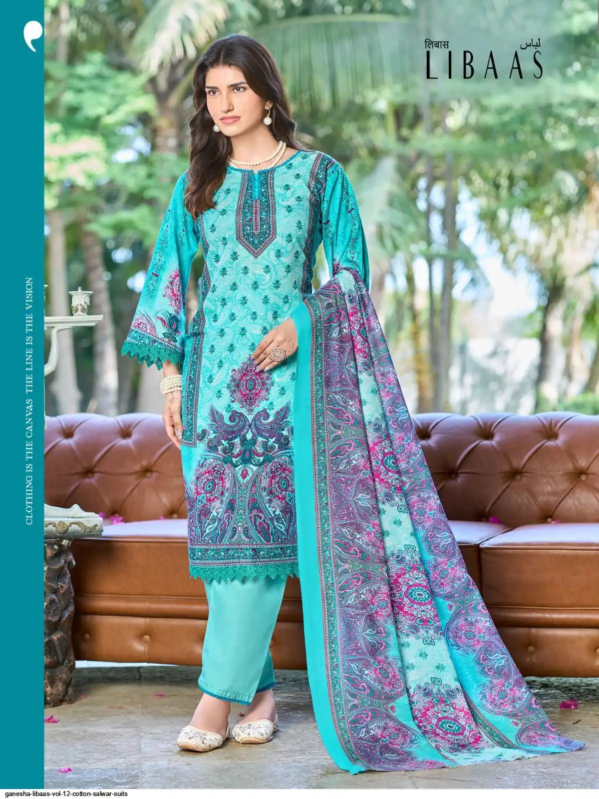 GANESHA LIBAAS VOL 12 COTTON SALWAR SUITS