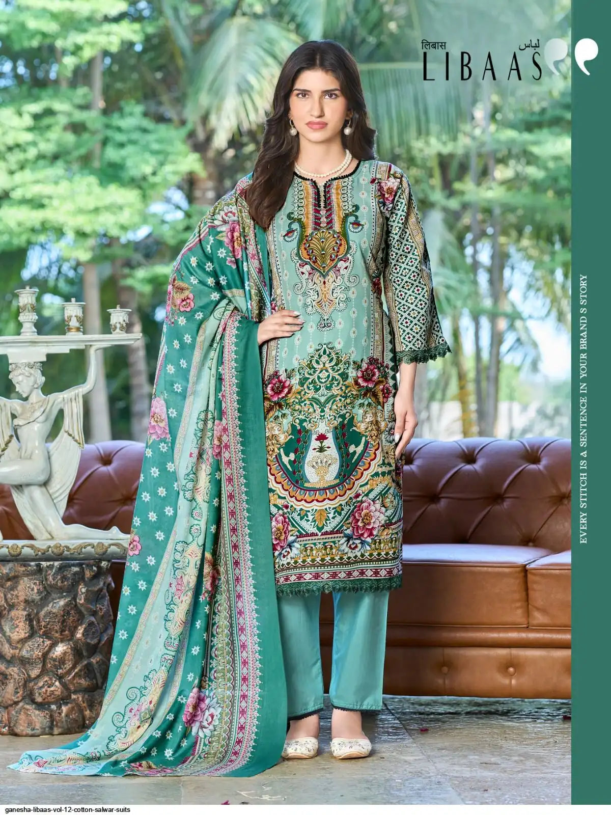 GANESHA LIBAAS VOL 12 COTTON SALWAR SUITS