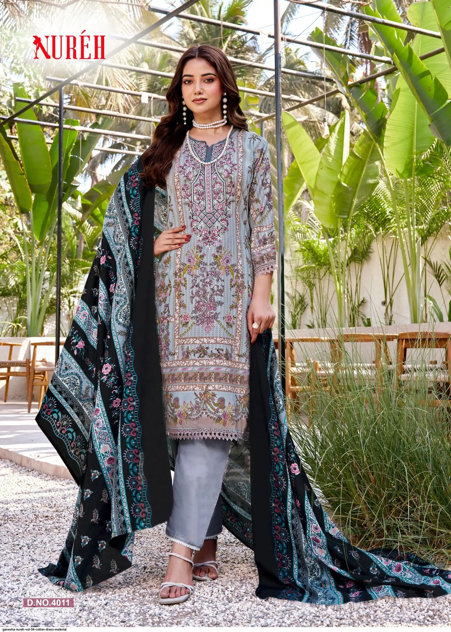 GANESHA NUREH VOL 04 COTTON DRESS MATERIAL