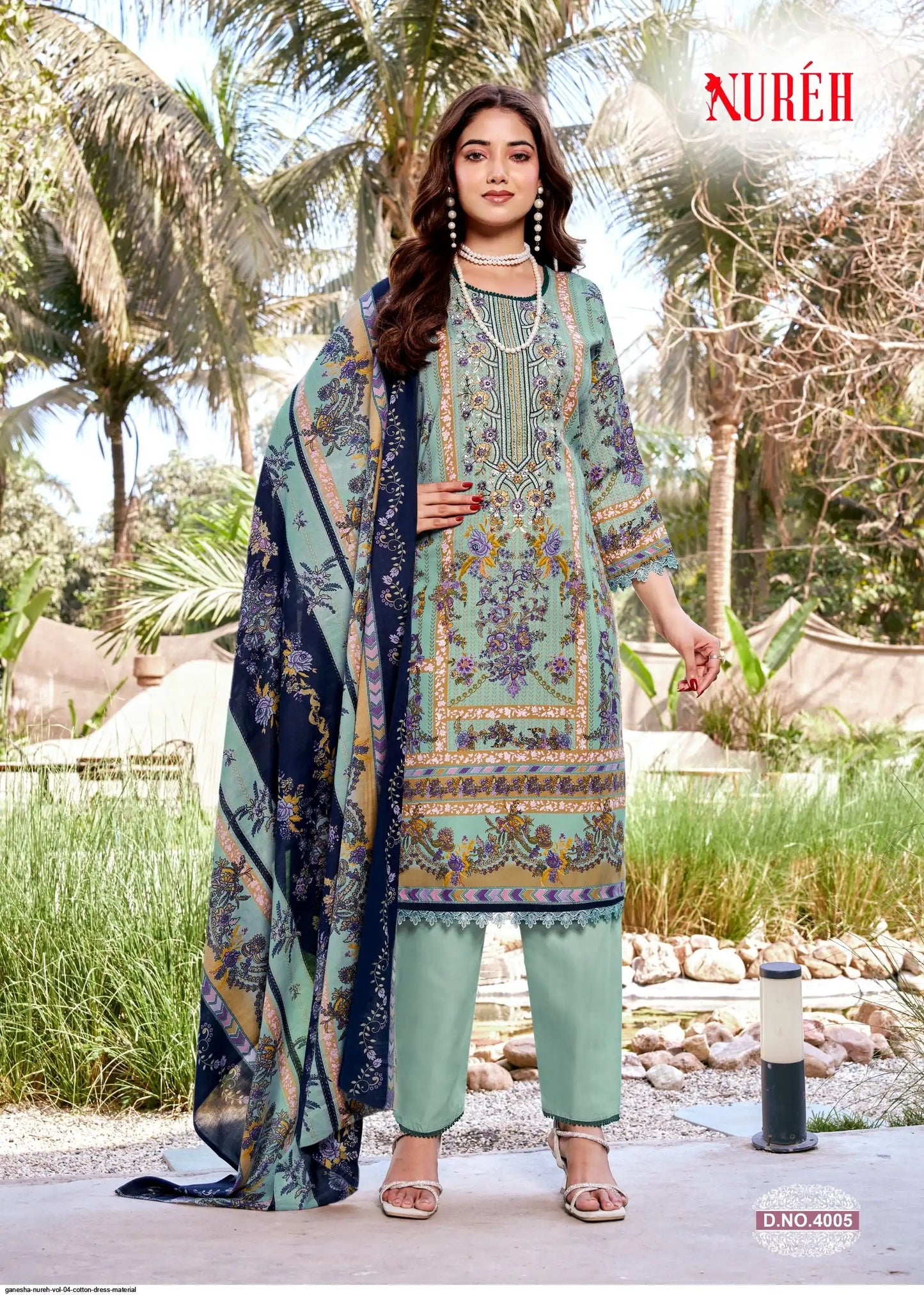 GANESHA NUREH VOL 04 COTTON DRESS MATERIAL