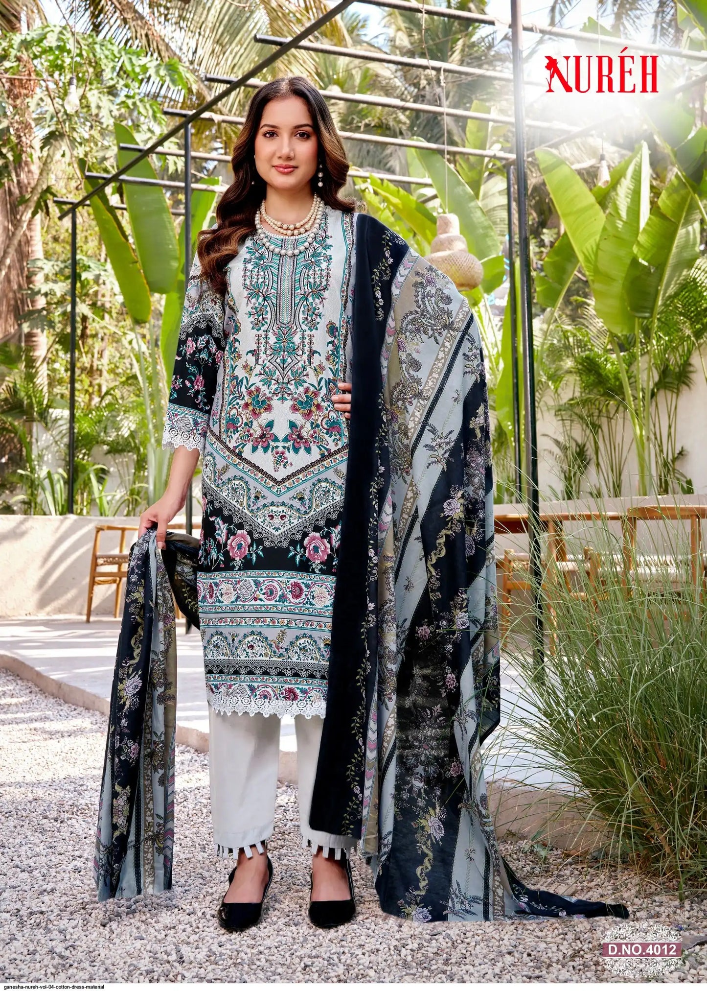 GANESHA NUREH VOL 04 COTTON DRESS MATERIAL