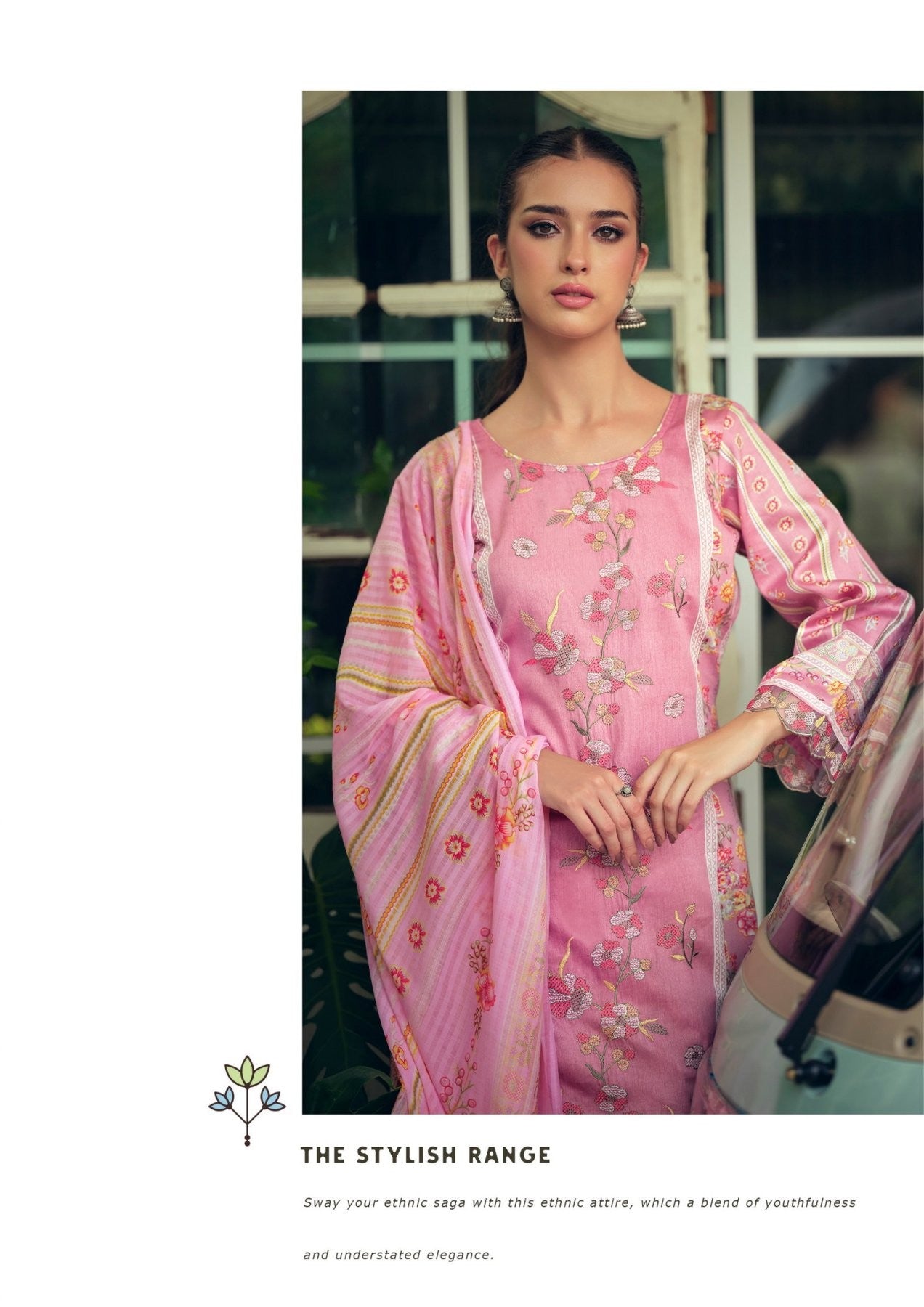 HERMITAGE MAZDA JAM SATIN DRESS MATERIAL