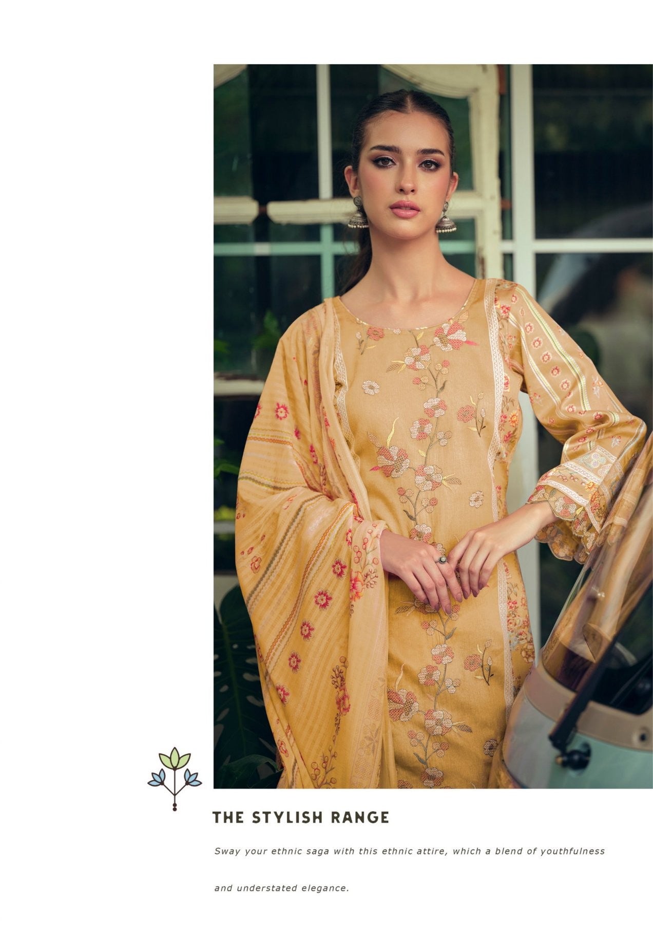 HERMITAGE MAZDA JAM SATIN DRESS MATERIAL