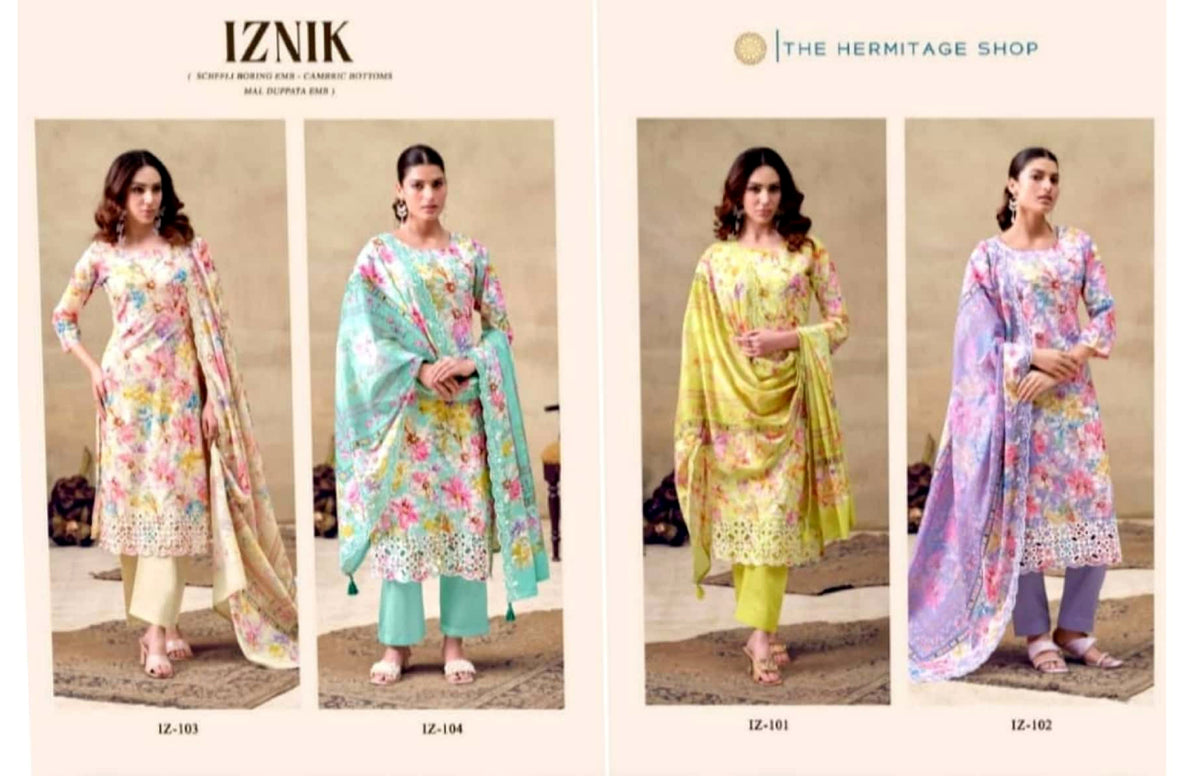 Iznik Pure Cotton 4 Pcs Set