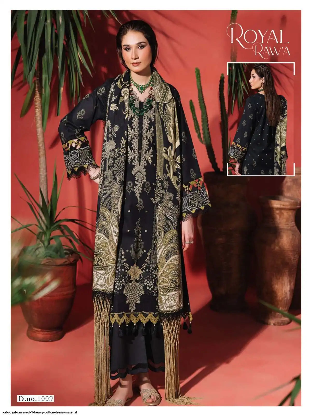 KAF ROYAL RAWA VOL 1 HEAVY COTTON DRESS MATERIAL