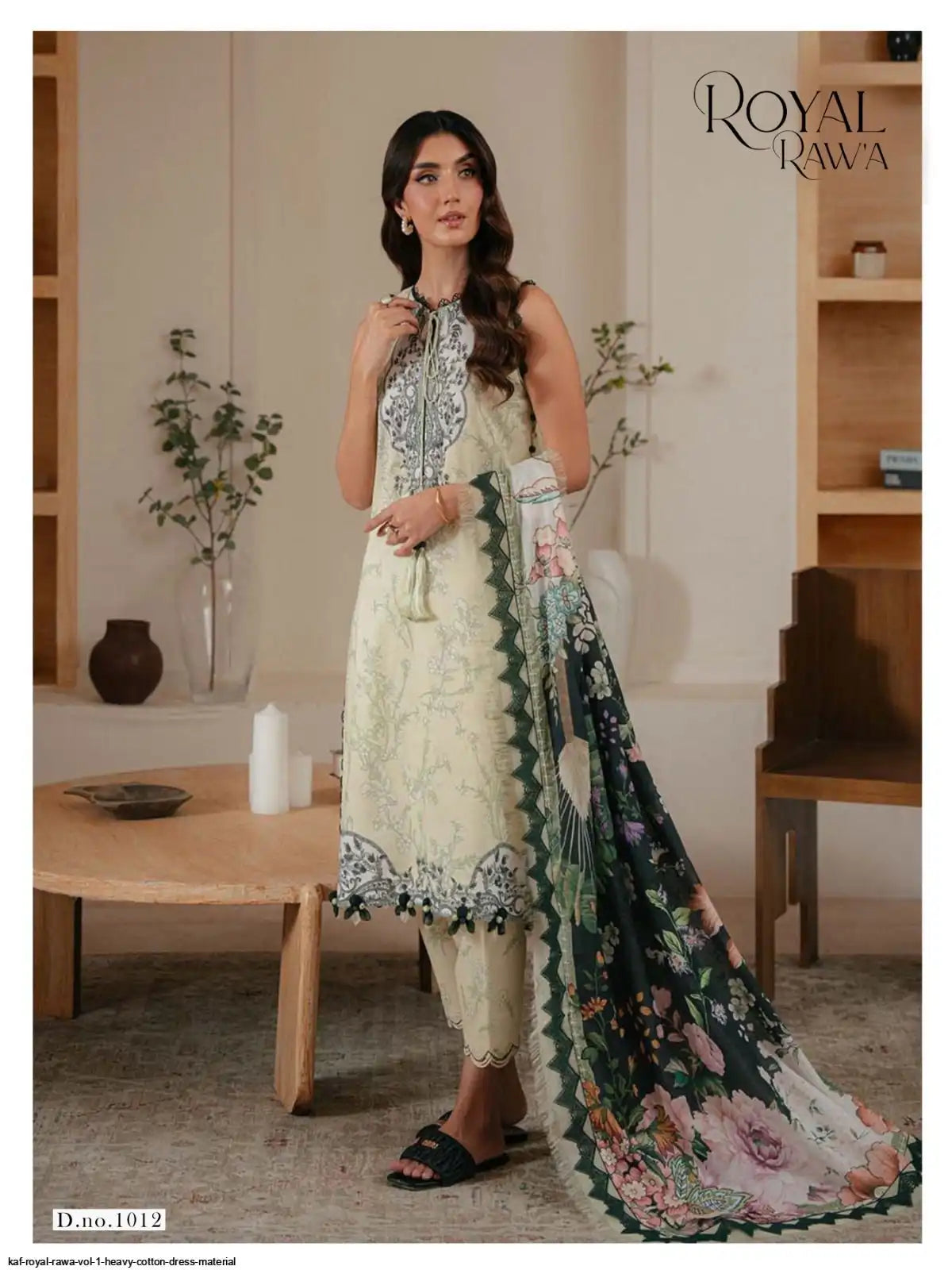 KAF ROYAL RAWA VOL 1 HEAVY COTTON DRESS MATERIAL
