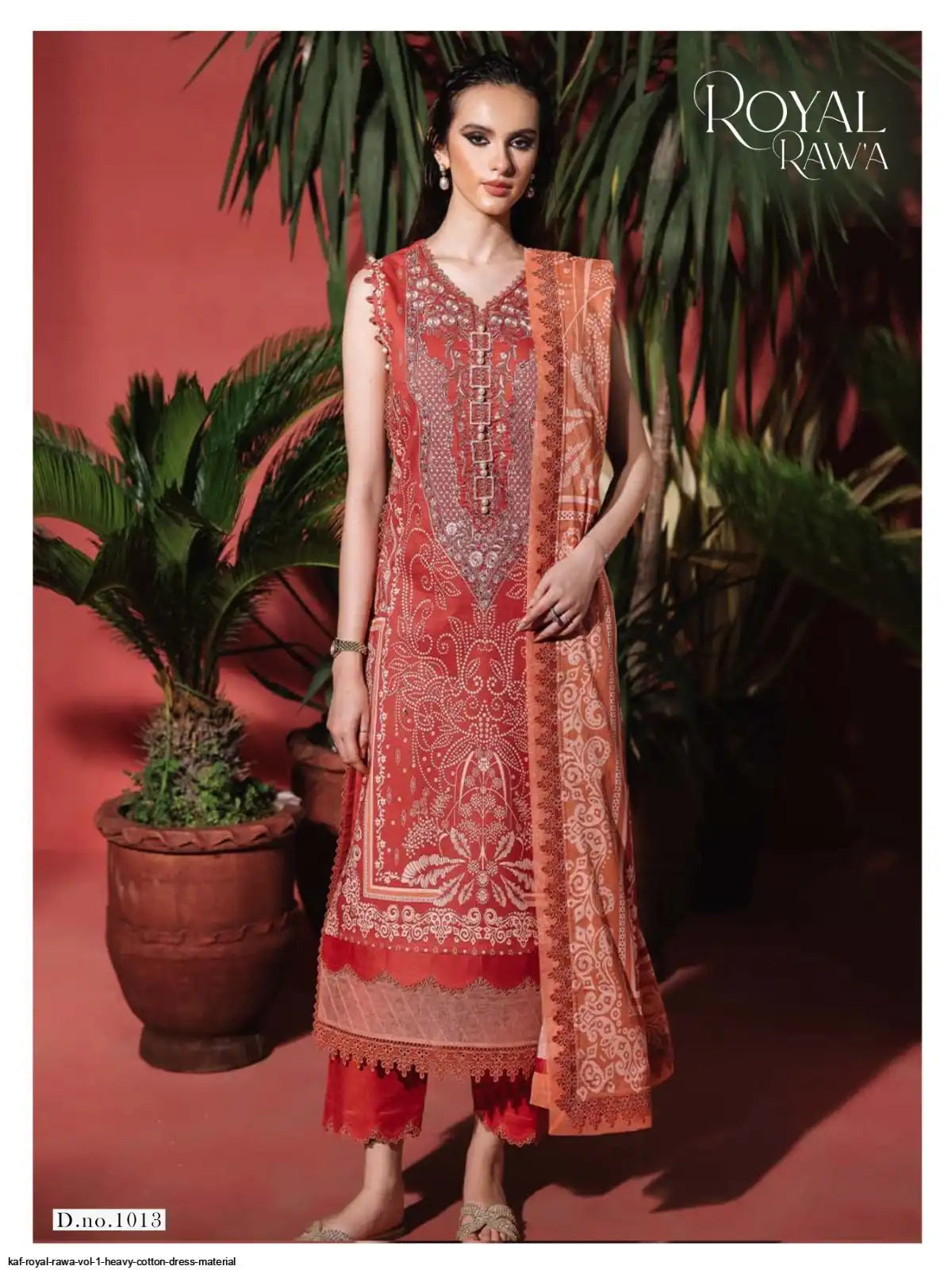 KAF ROYAL RAWA VOL 1 HEAVY COTTON DRESS MATERIAL