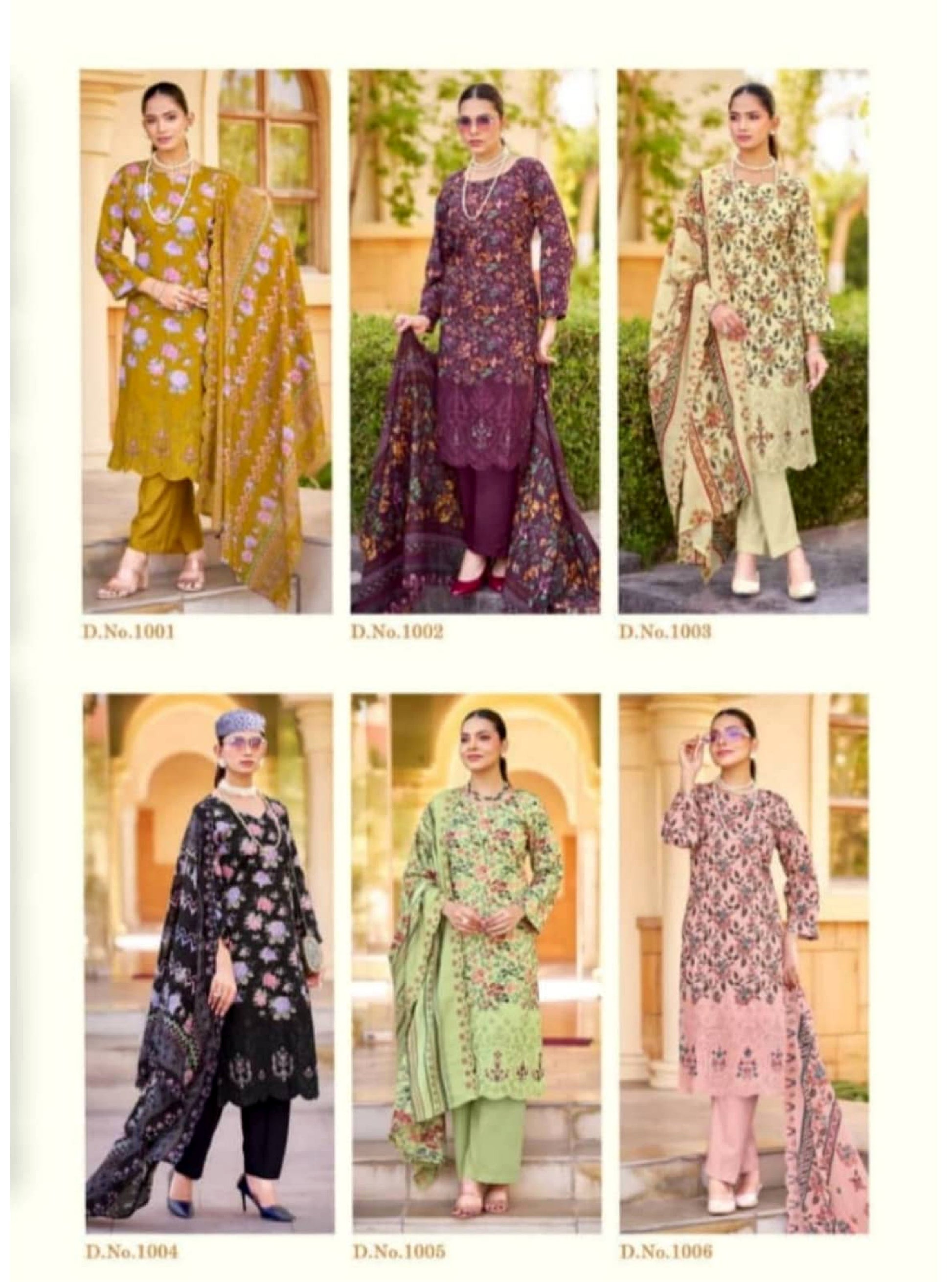 Kavyakala Satrangi Pure Cotton 6 Pcs Set